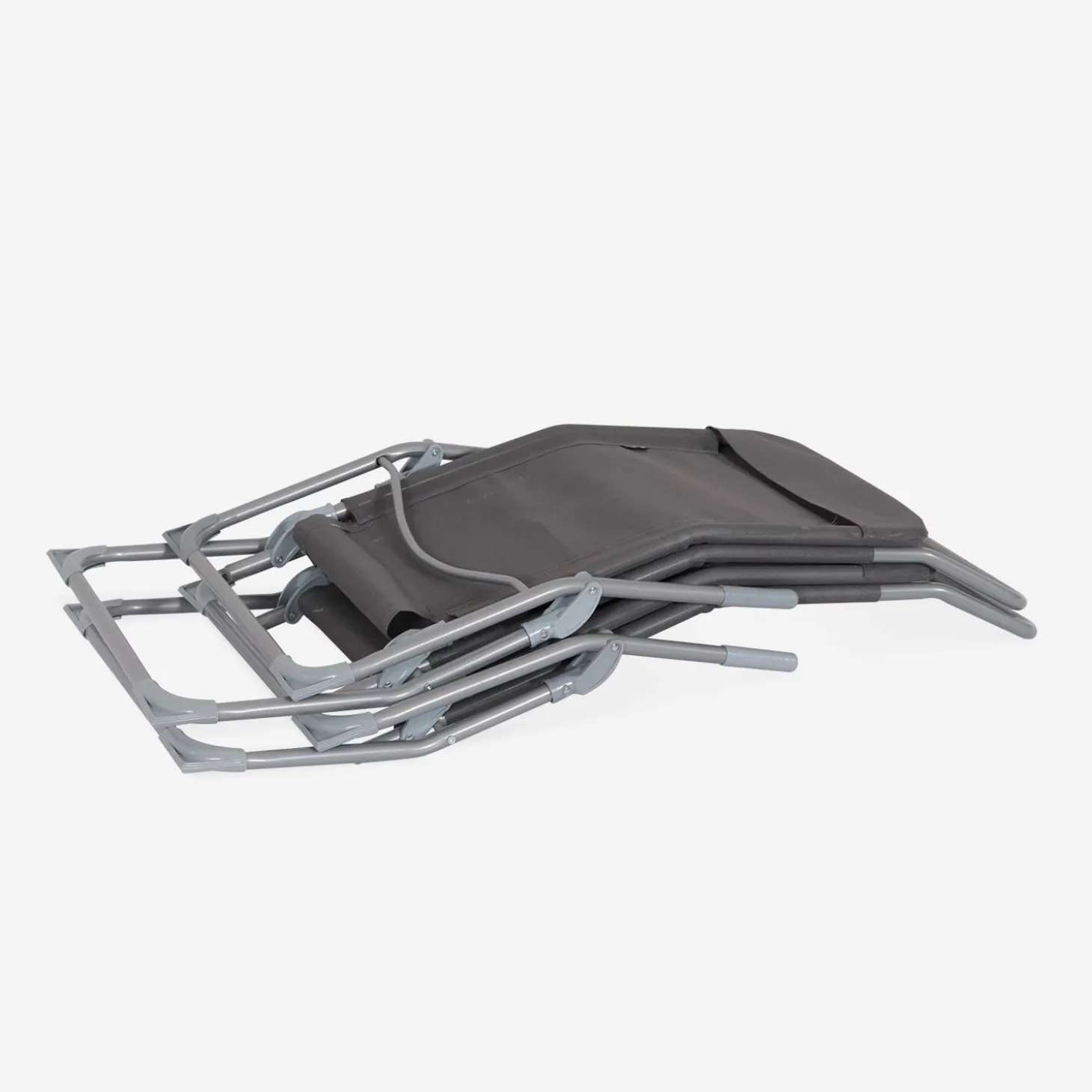 Set van 4 verstelbare tuinstoelen - Levito