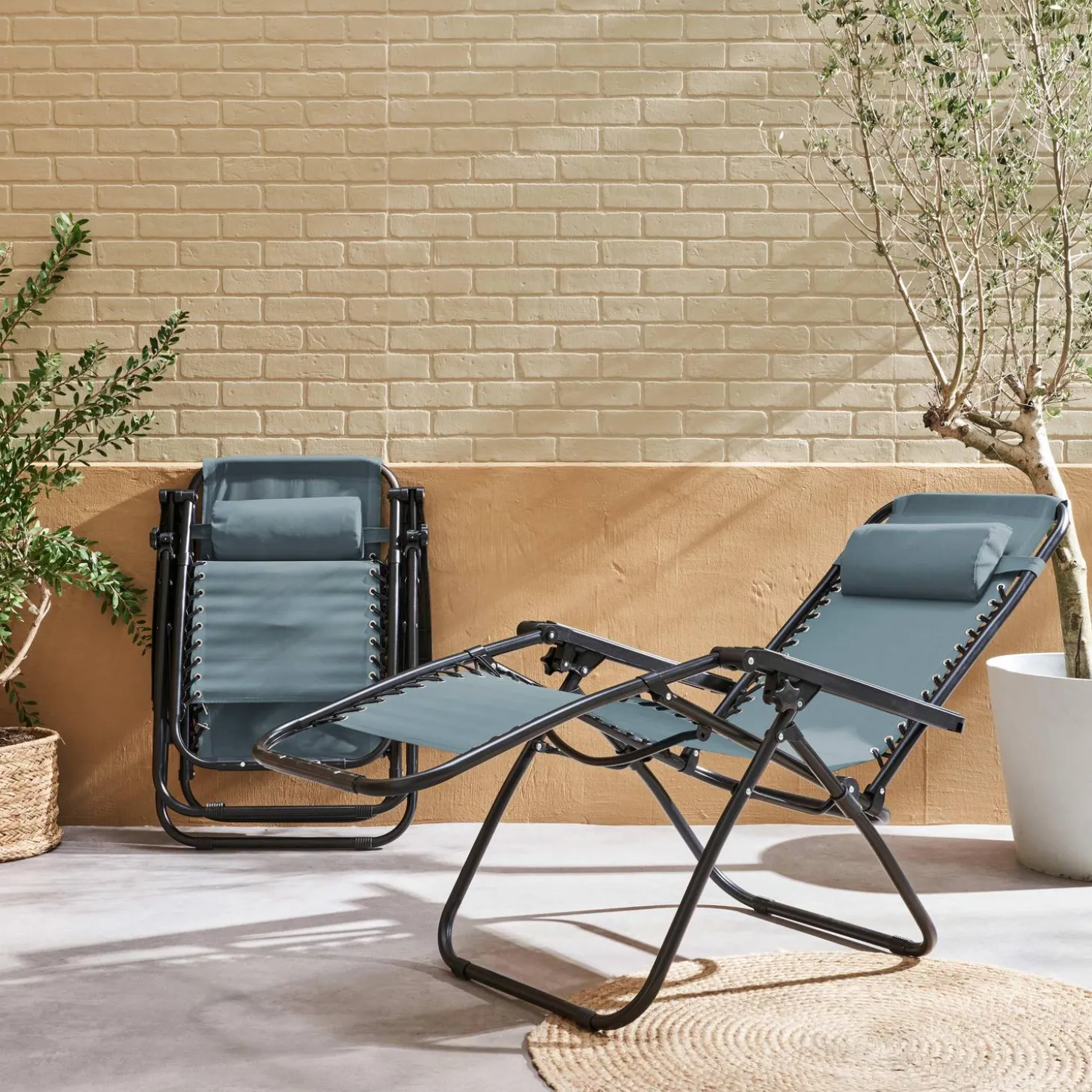 Set verstelbare campingstoelen