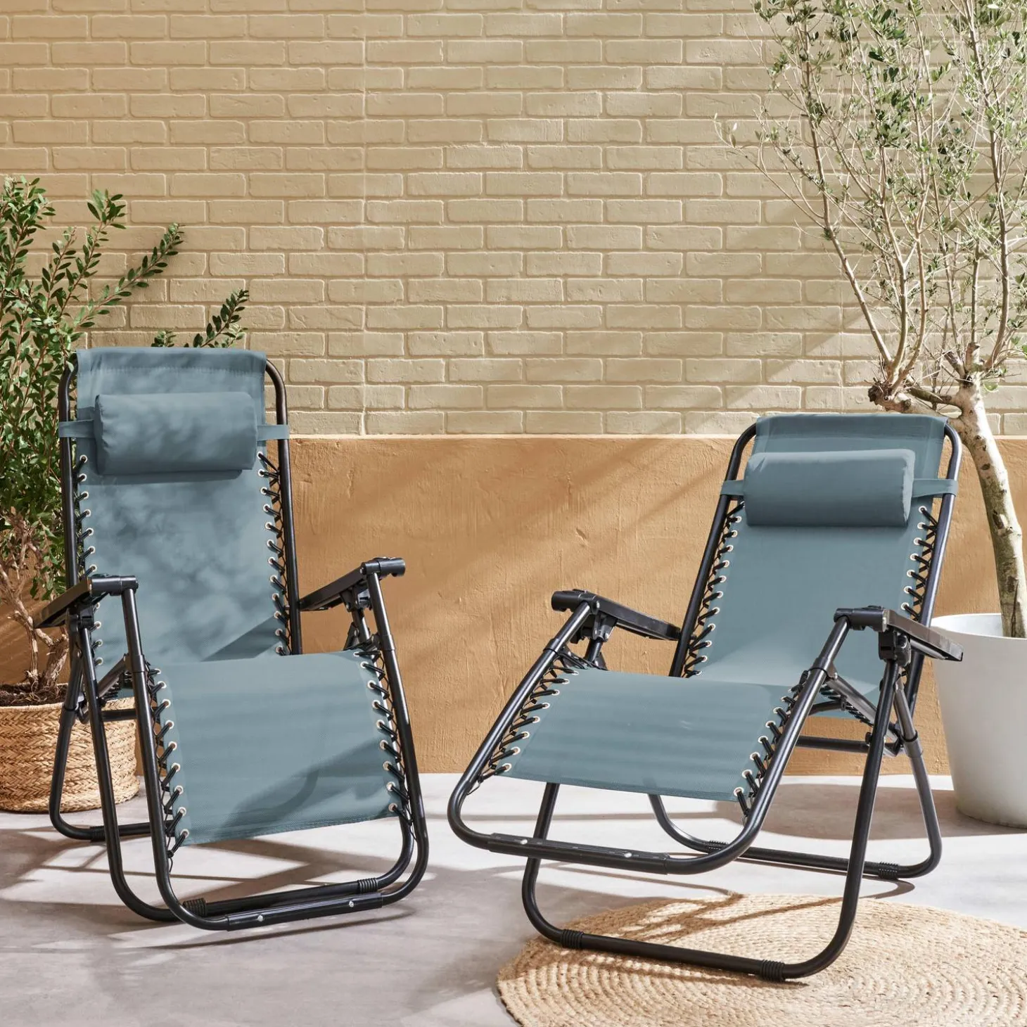 Set verstelbare campingstoelen
