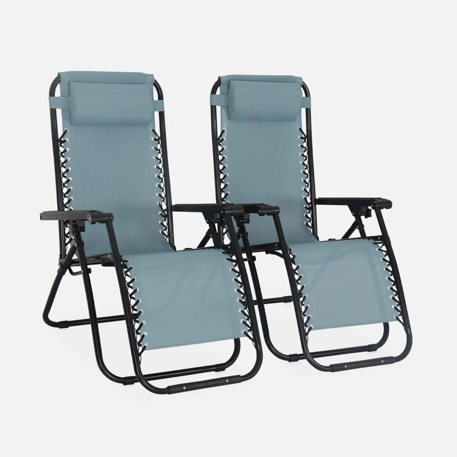 Set verstelbare campingstoelen