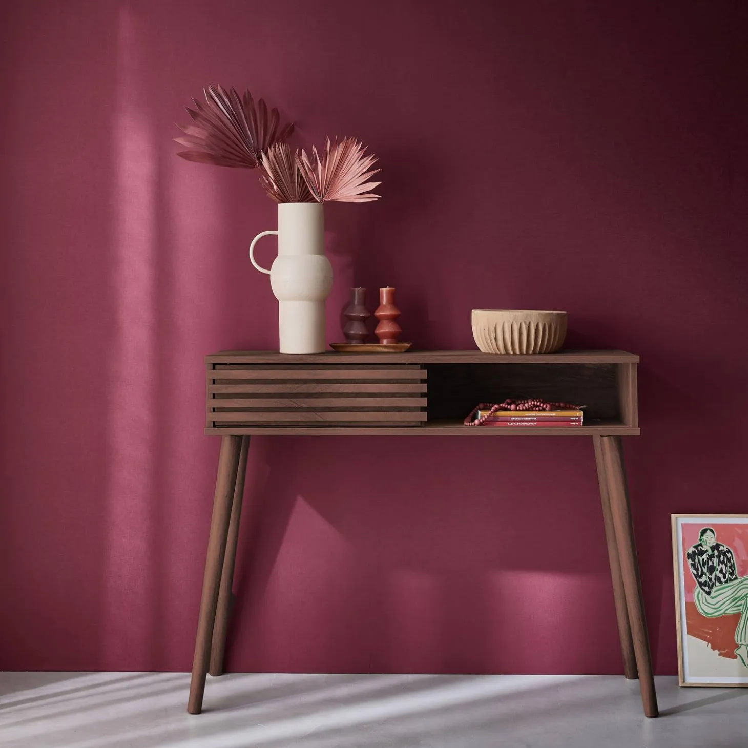 Sidetable, B100 x D29 x H81cm