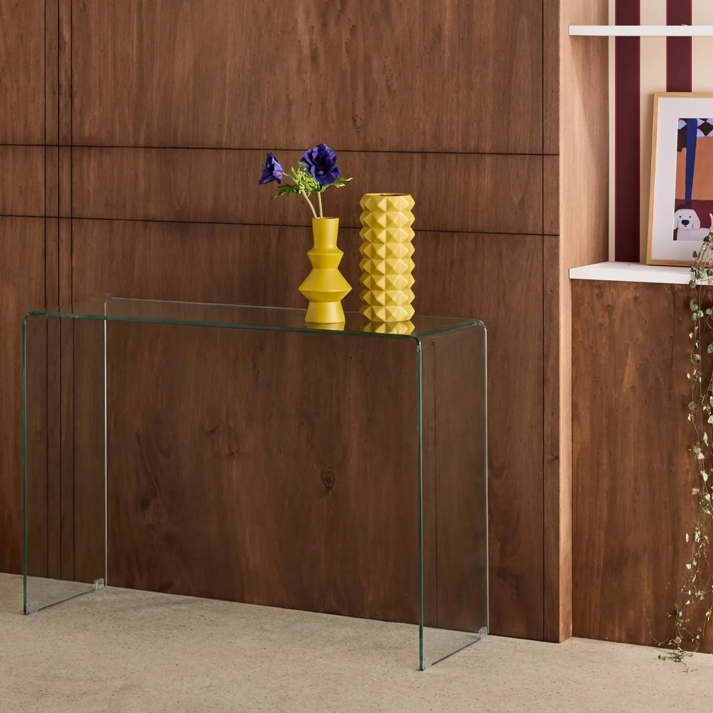 Sidetable gehard glas