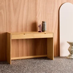 Sidetable houtdecor 2 lades 120cm