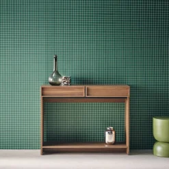 Sidetable houteffect 2 lades en plank