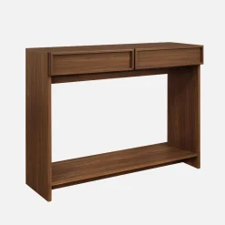 Sidetable houteffect 2 lades en plank