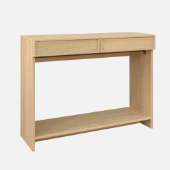 Sidetable houteffect 2 lades en plank