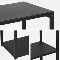Sidetable metaal 3 planken 120cm