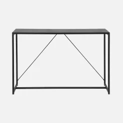 Sidetable van zwart metaal