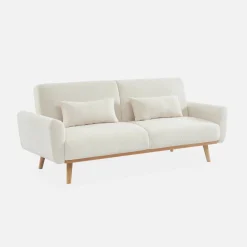 Slaapbank, 2-persoons bouclé