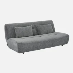 Slaapbank van chenille stof met 3 zitplaatsen