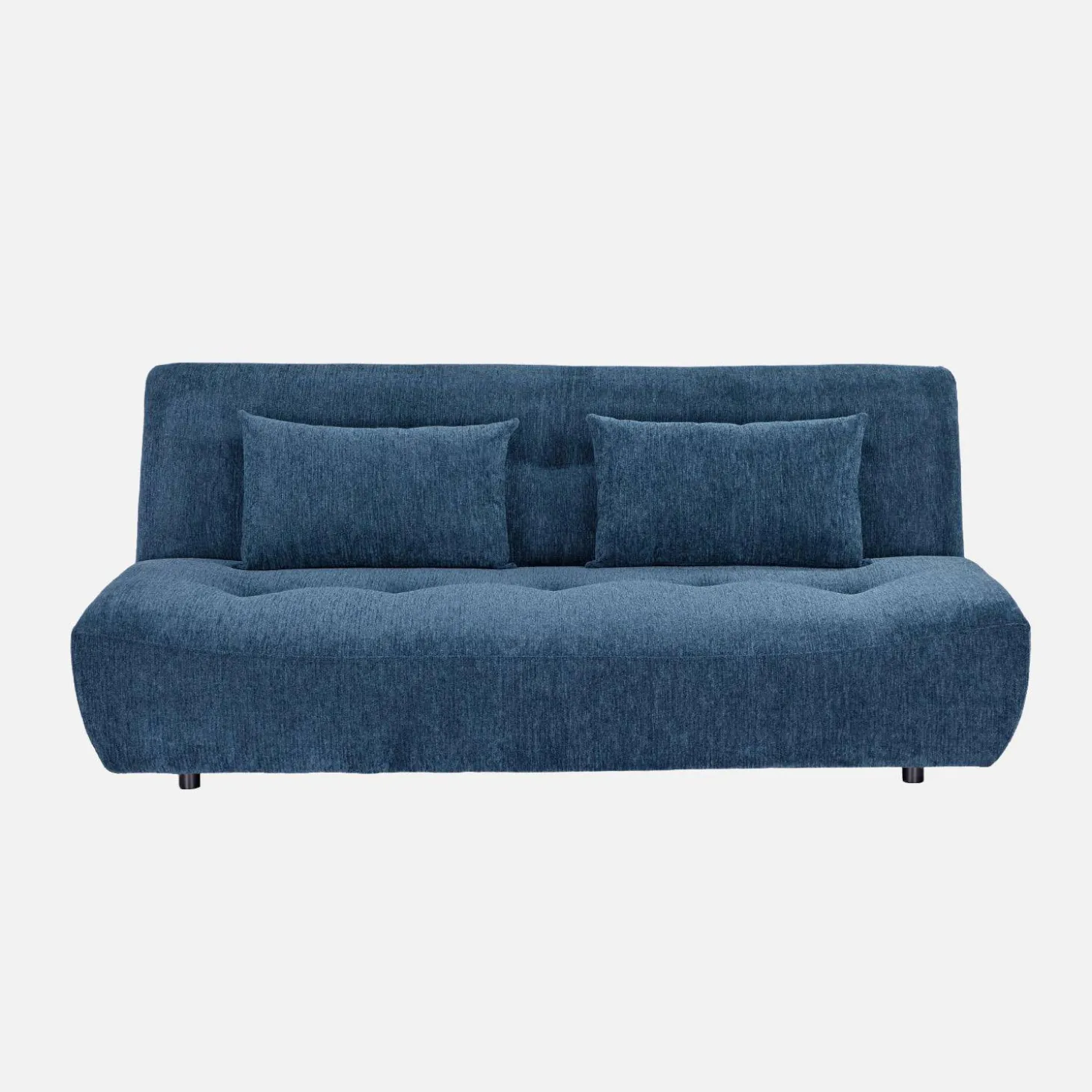 Slaapbank van chenille stof met 3 zitplaatsen