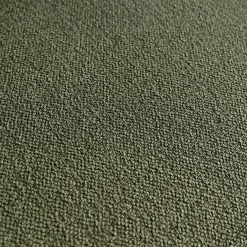 Slaapbank 2-zits rubberhout walnootkleur en bouclé-stof
