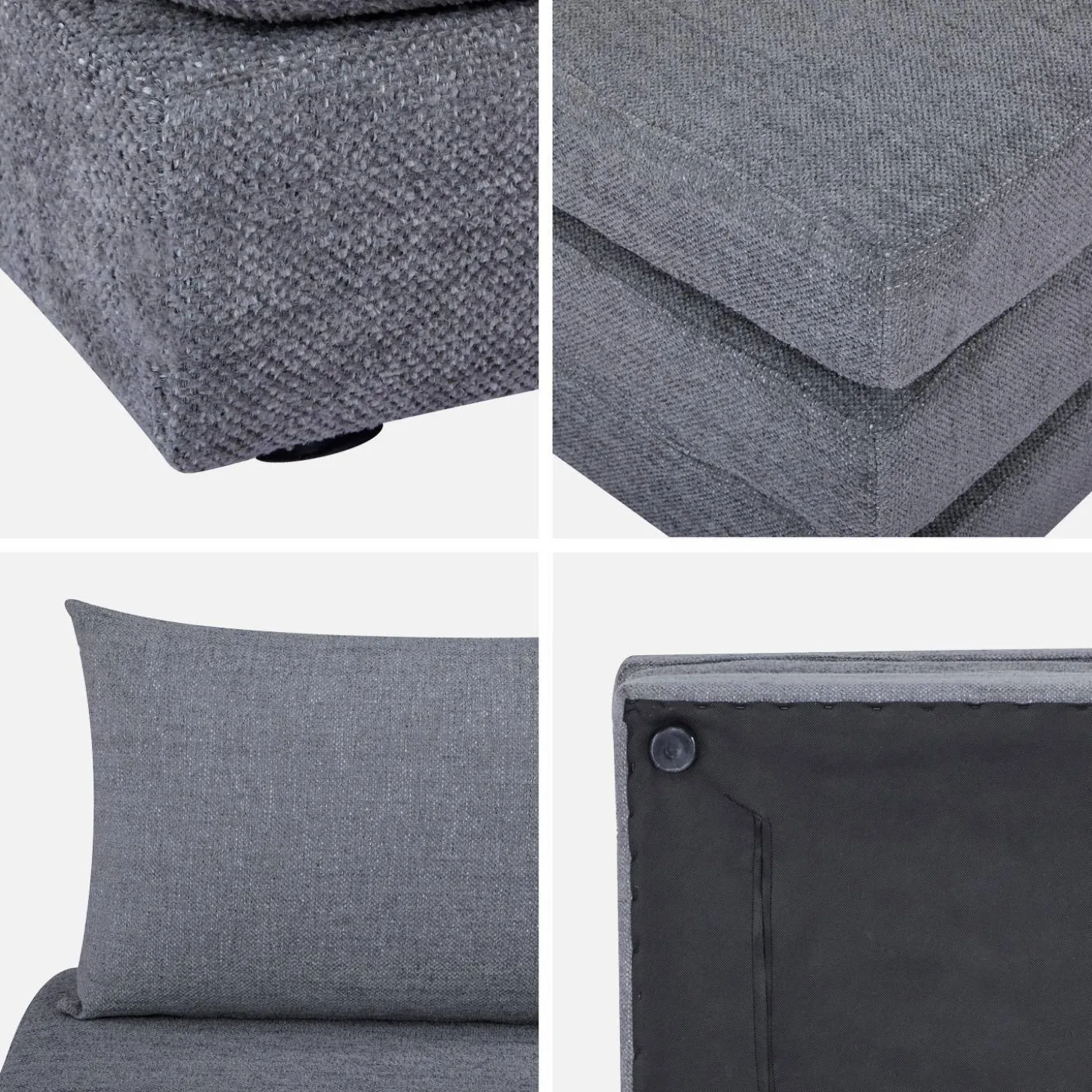 Slaapfauteuil convertible chenille stof 1 plaats