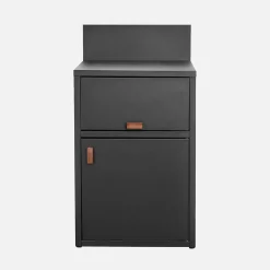Stalen buitenkeukenmodule met deur en klep L60cm