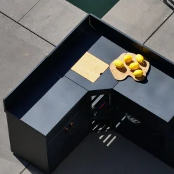Stalen buitenkeuken 6 modules