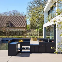Stalen buitenkeuken 6 modules