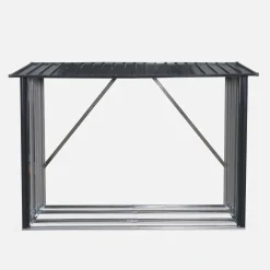 Stalen houtopslag 215x155x80cm