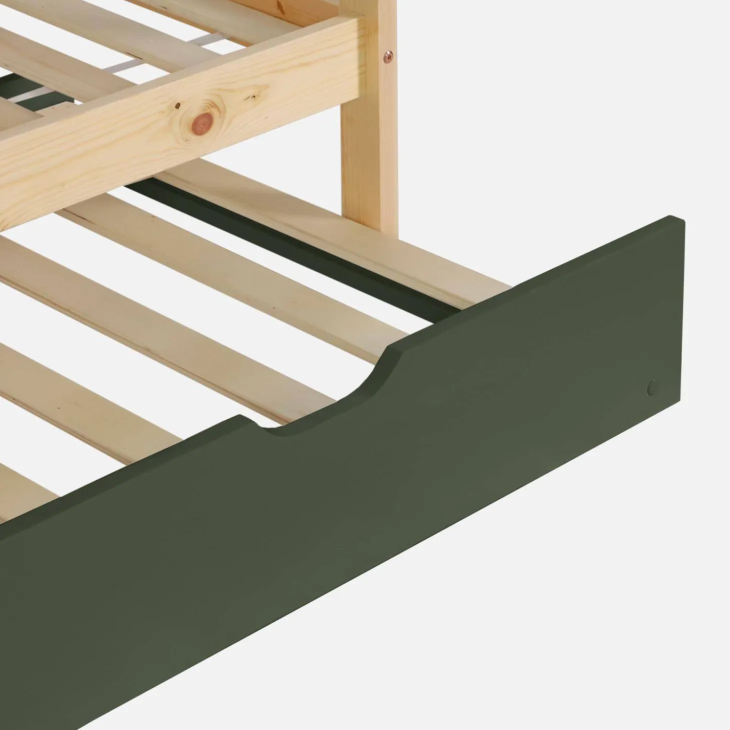 Stapelbed voor kinderen hutmodel 90x190 cm met logeerlade