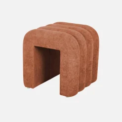 Stoffen eigentijdse poefs (set van 2)