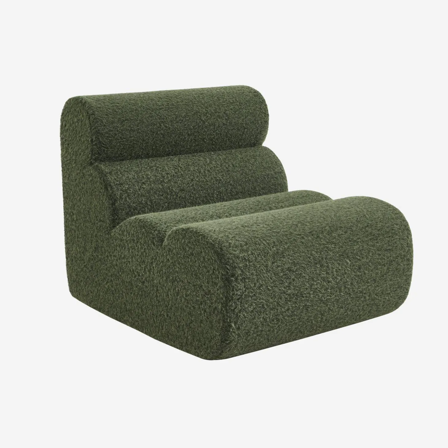 Stoffen fauteuil effect alpaca 1 zitplaats