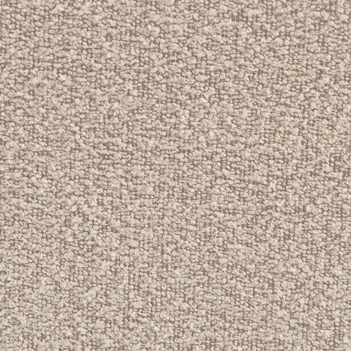 Stoffen fauteuil getextureerde bouclé 1 zitplaats met voetenbankje