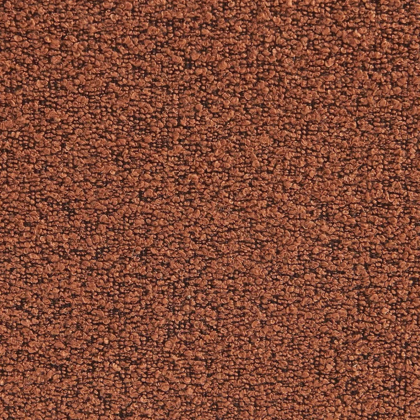 Stoffen fauteuil getextureerde bouclé 1 zitplaats met voetenbankje