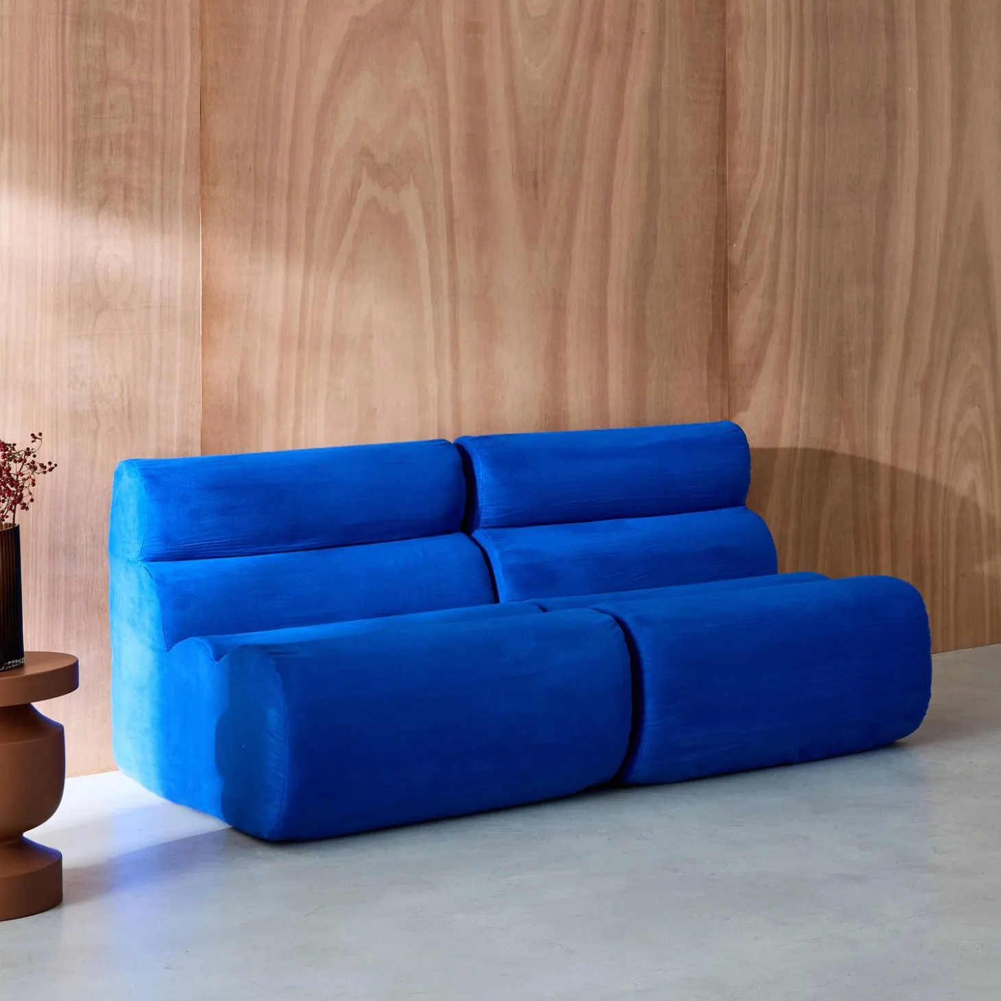 Stoffen fauteuils 1 zitplaats (set van 2)