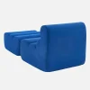 Stoffen fauteuil 1 zitplaats met voetenbankje