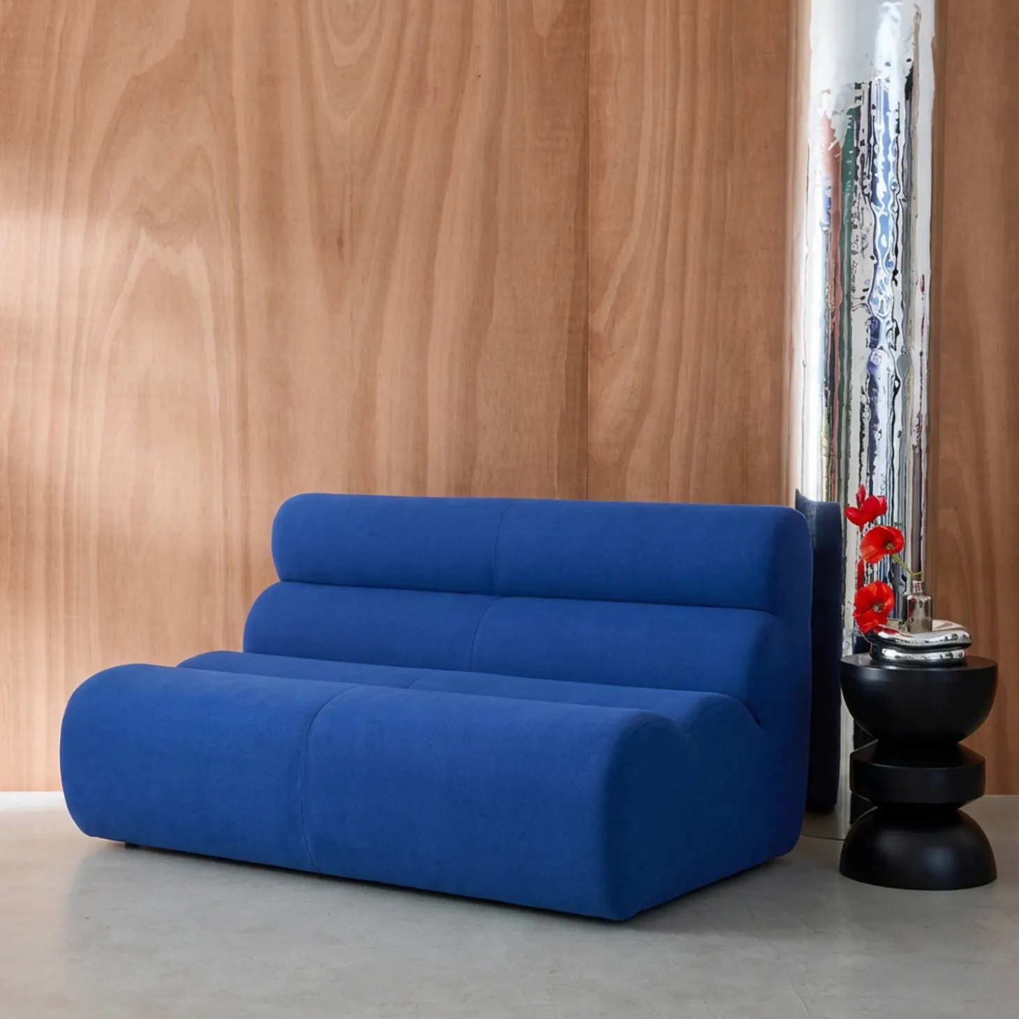 Stoffen fauteuil 2-zits