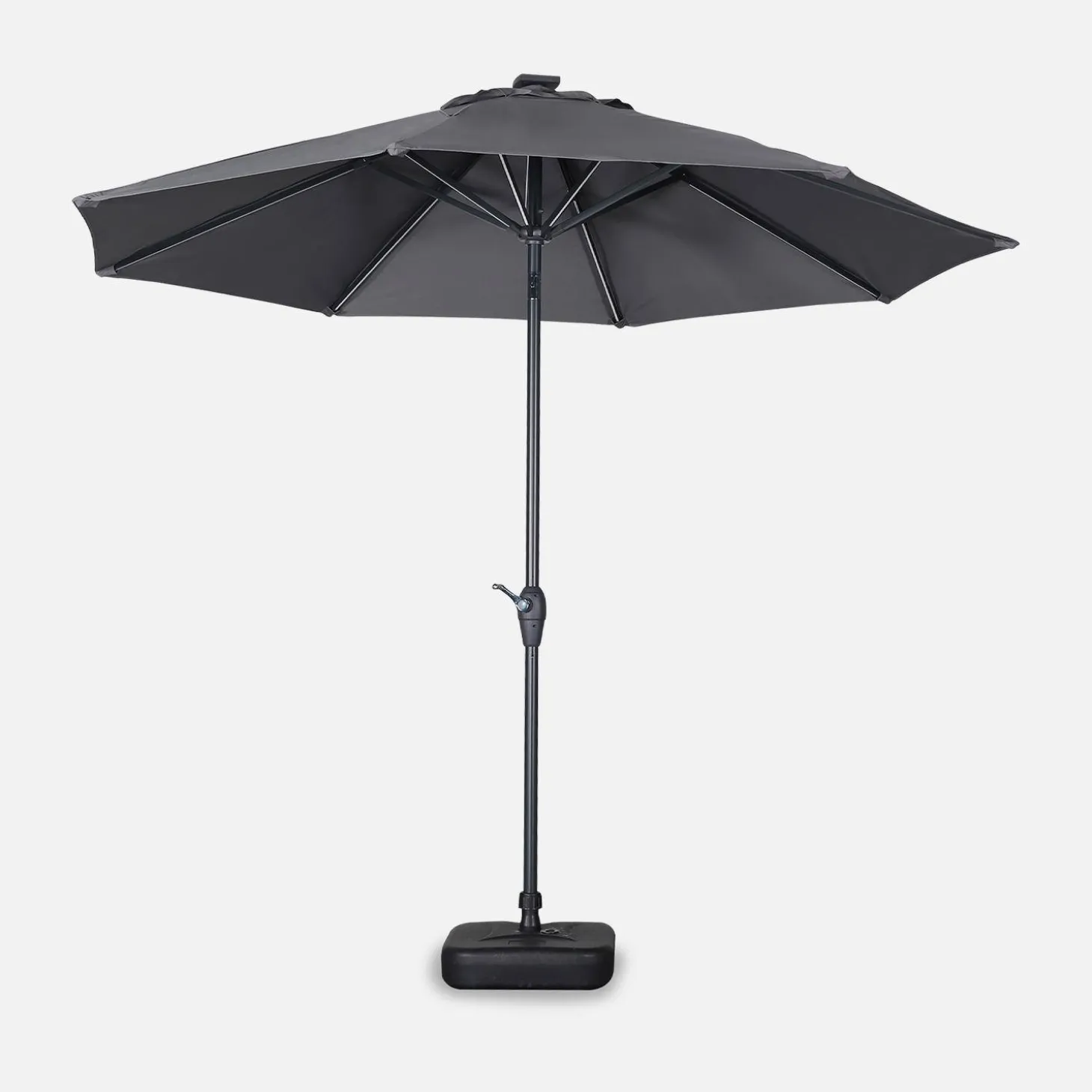 Stokparasol Ø 270cm met LED verlichting
