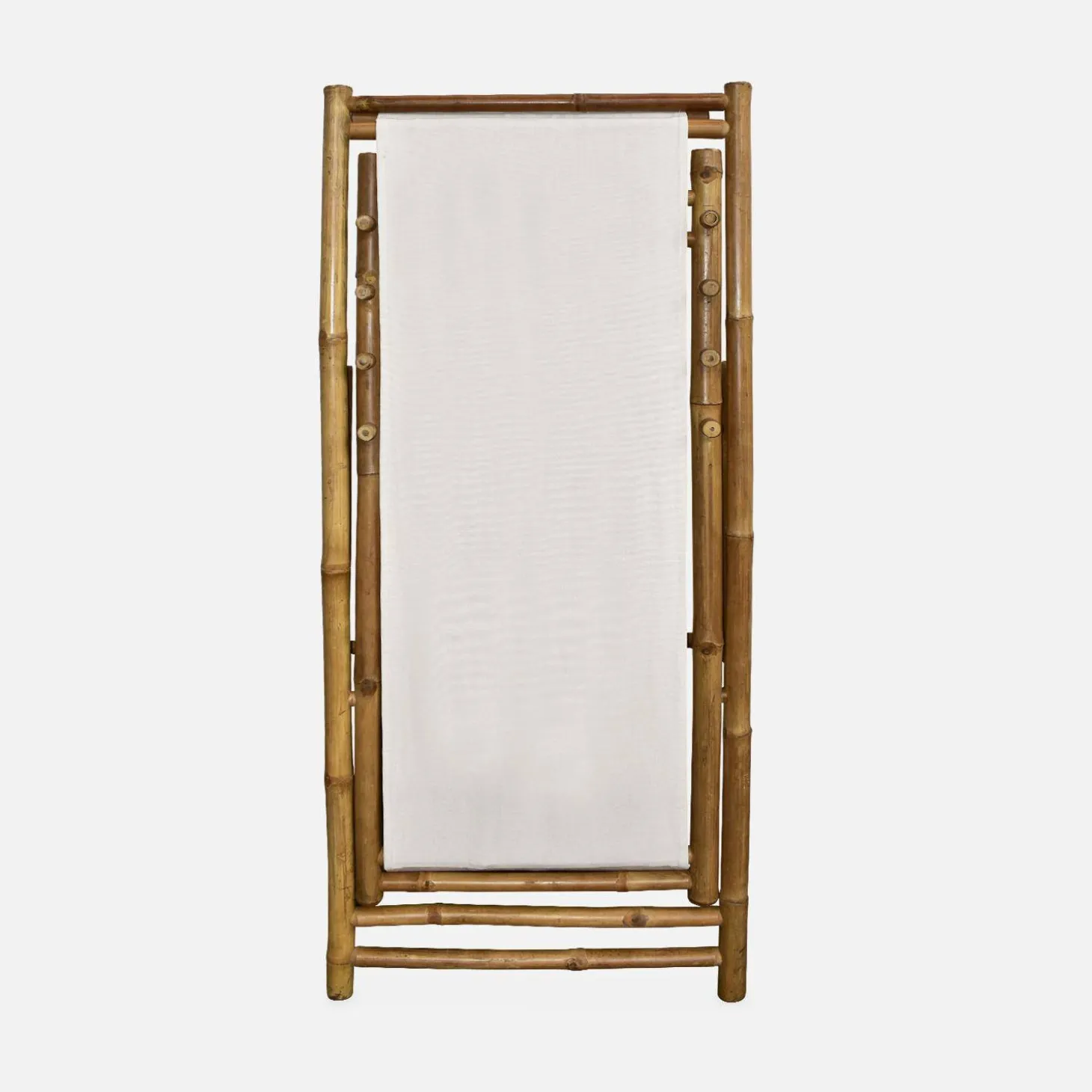 Strandstoel, opvouwbaar katoenen canvas, 110xB60xH94cm, set van 2