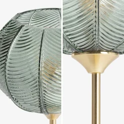 Tafellamp interieur, metaal en glas, Ø 20 cm