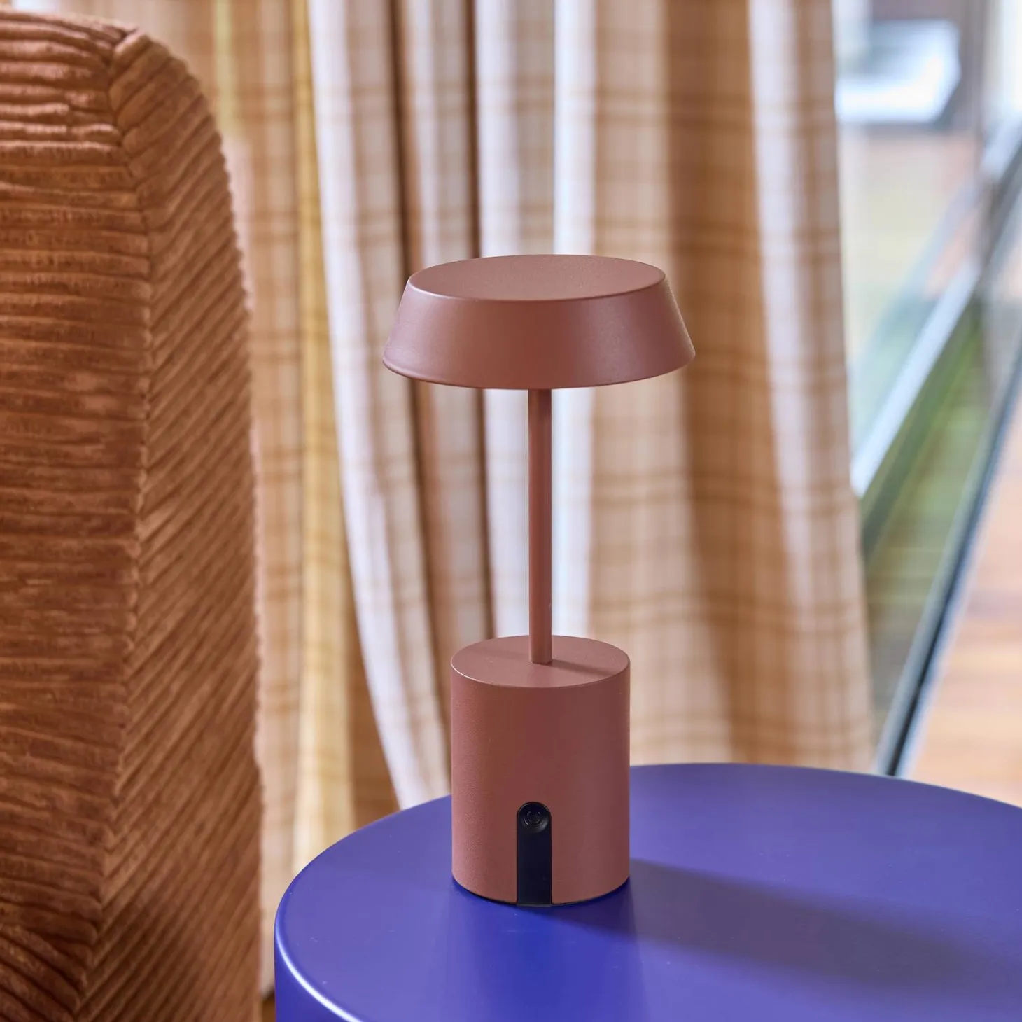 Tafellamp LED metaal voor binnen en buiten Ø10,8cm