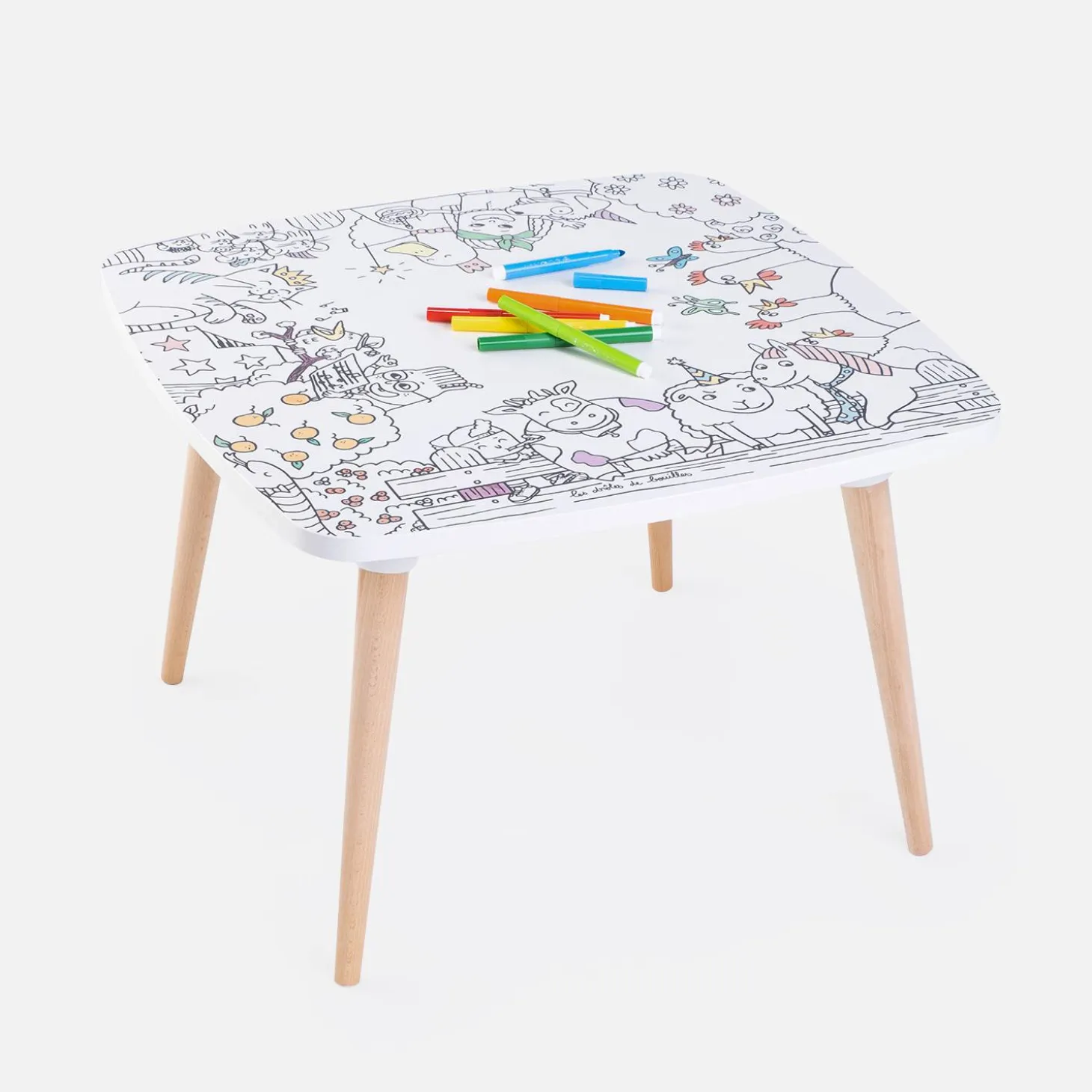 Tafel om in te kleuren