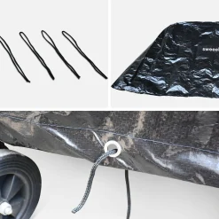 Tafeltennistafel voor binnen met 2 rackets, 3 ballen en beschermhoes