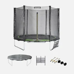 Trampoline 250 cm met accessoires