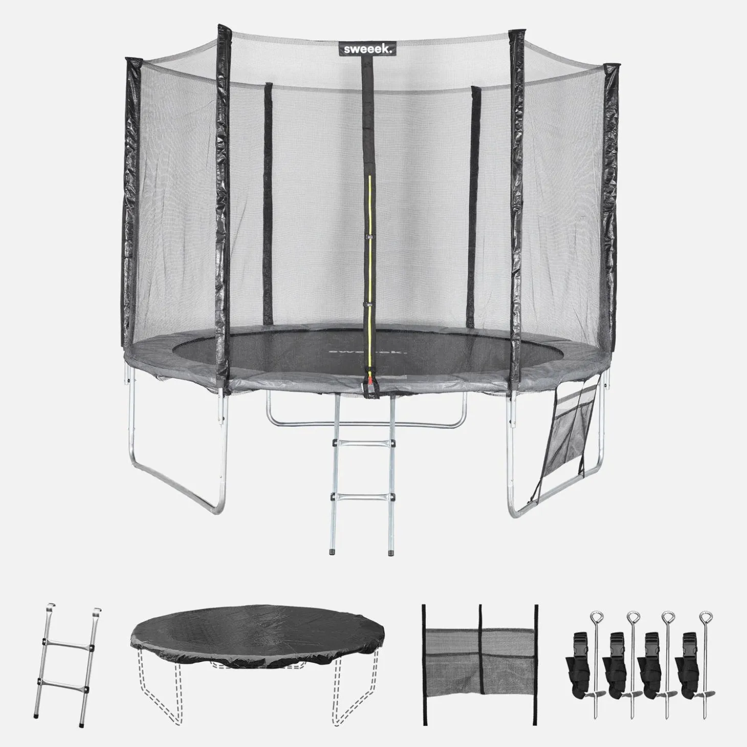 Trampoline 305cm met accessoires
