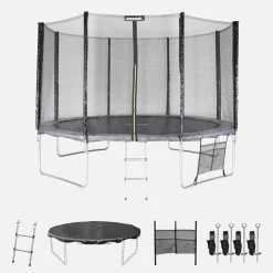 Trampoline Ø370cm met accessoires