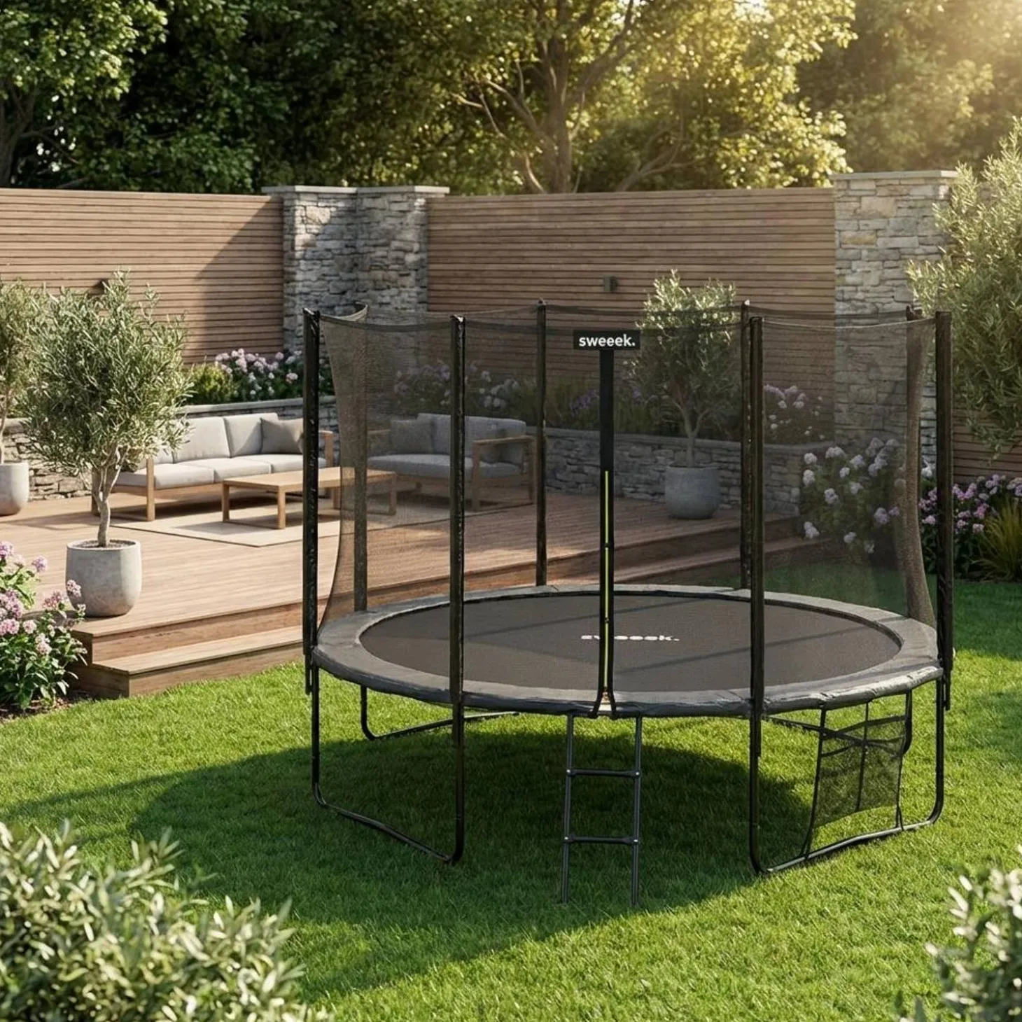Trampoline 400cm met accessoires
