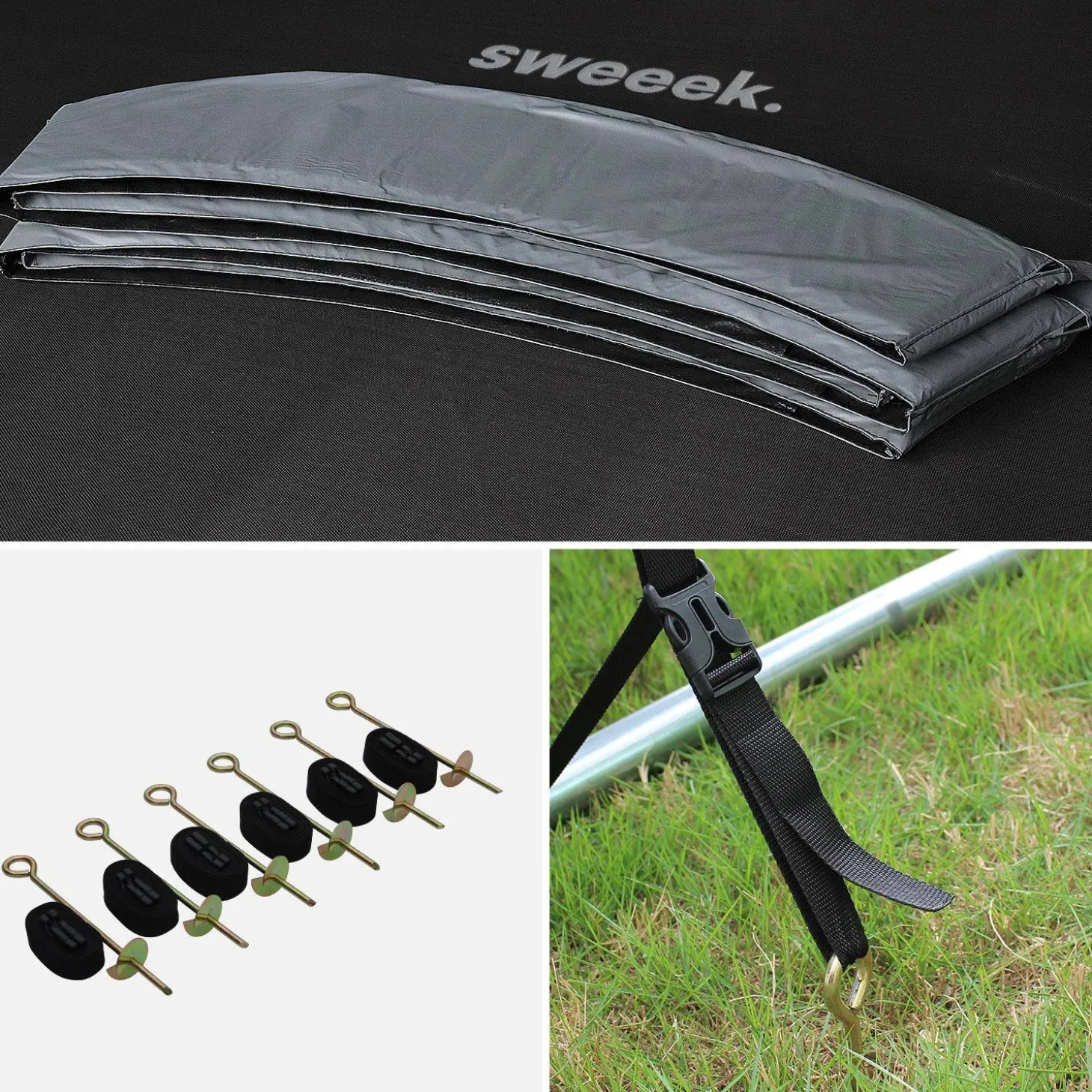 Trampoline 430cm met binnennet en accessoirepakket