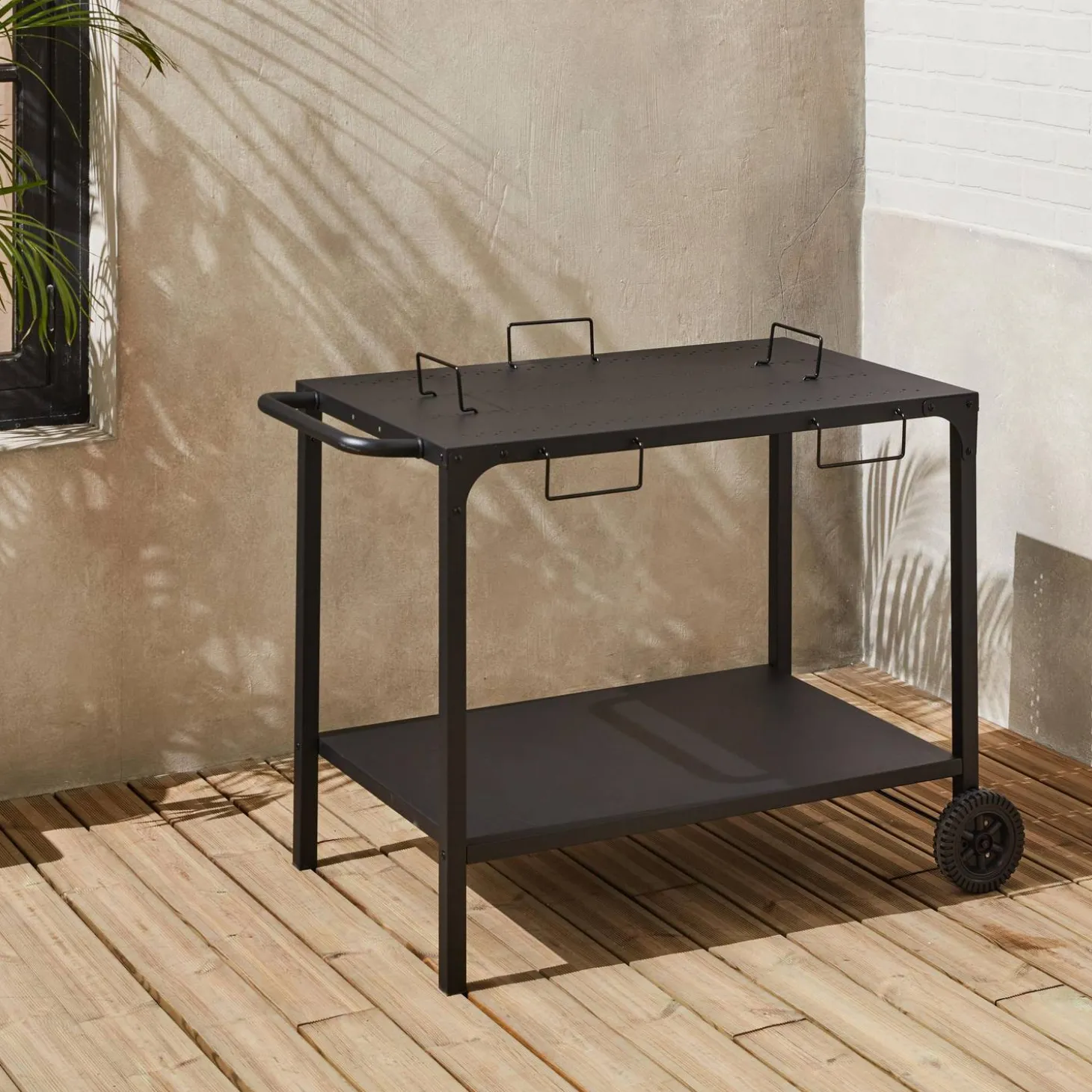 Trolley voor bakplaat