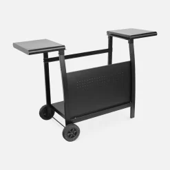 Trolley voor bakplaat, 3 branders