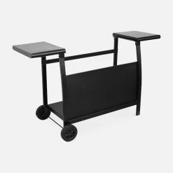 Trolley voor bakplaat, 4 branders
