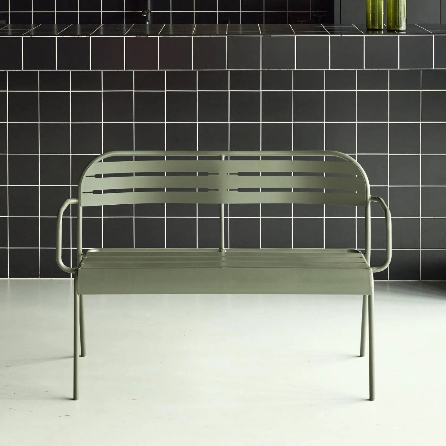 Tuinbank 2-zits metaal