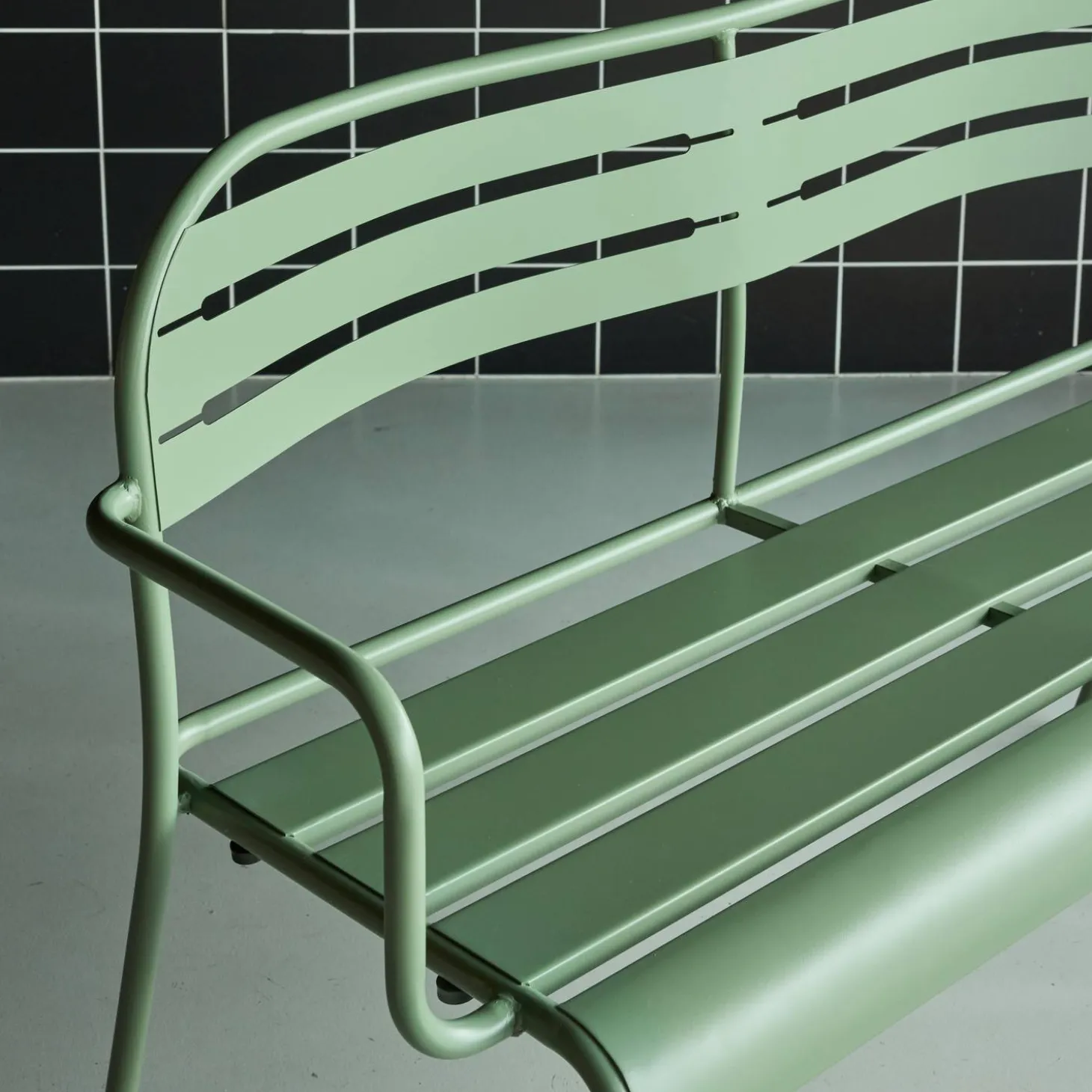 Tuinbank 2-zits metaal