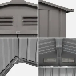Tuinhuis metaal 2,71m² met ankerkit