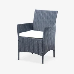 Tuinmeubelset van wicker, 4-zits