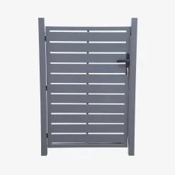 Tuinpoort van aluminium met slot en handvat