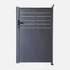 Tuinpoort van gegalvaniseerd staal met slot en handgreep