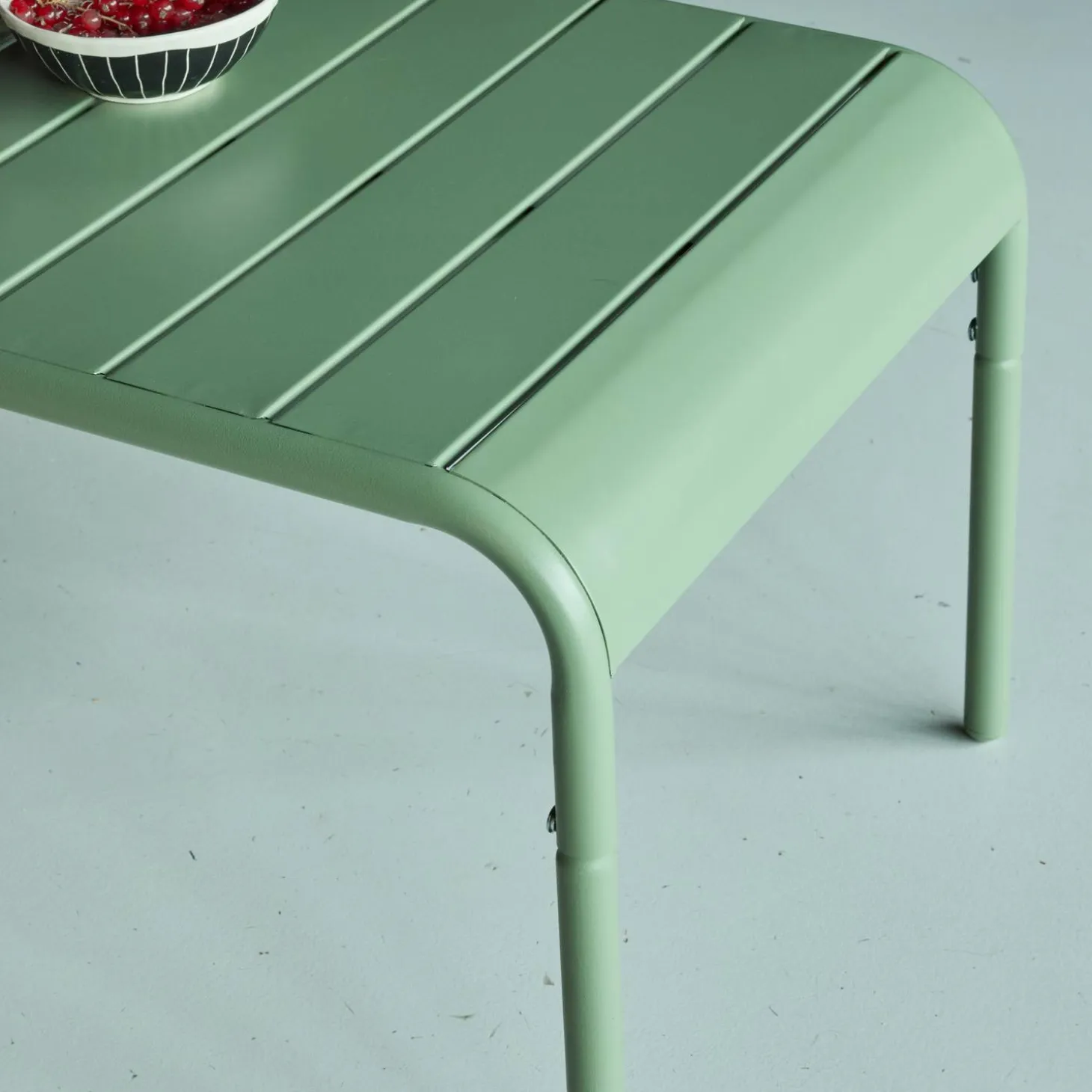 Tuinsalontafel metaal rechthoekig
